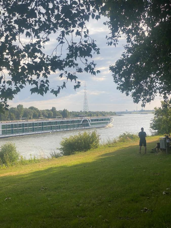 Ferienvilla Whirlpool Fasssauna Direkt Am Rhein Gotterswickerhamm Exteriér fotografie